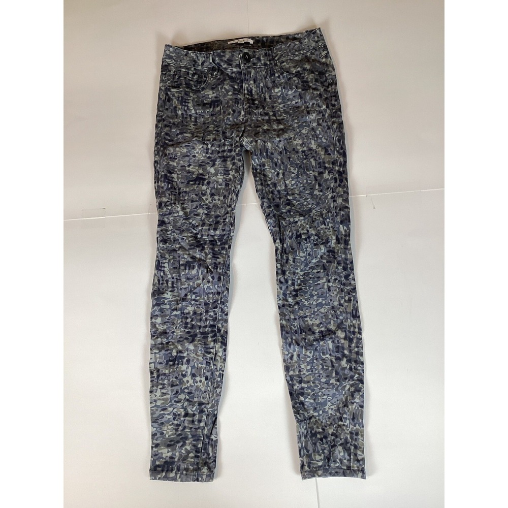 Cabi Womens Jeans Size 2 Camoflauge Denim Pockets Comfort Stretch Colorful